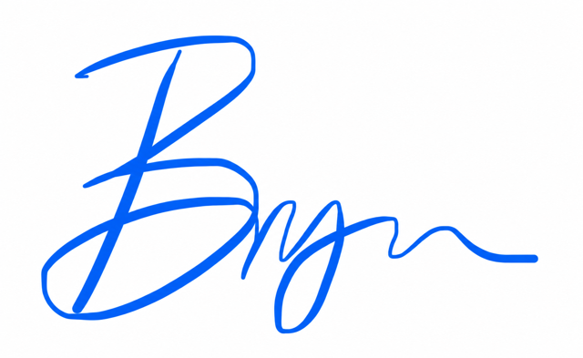 Bryan’s signature