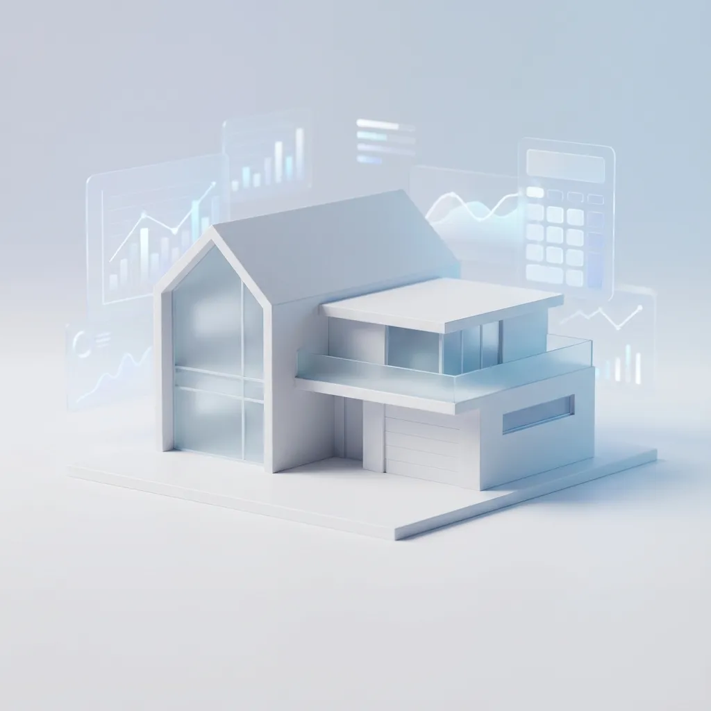 Rental property records and professional invoices