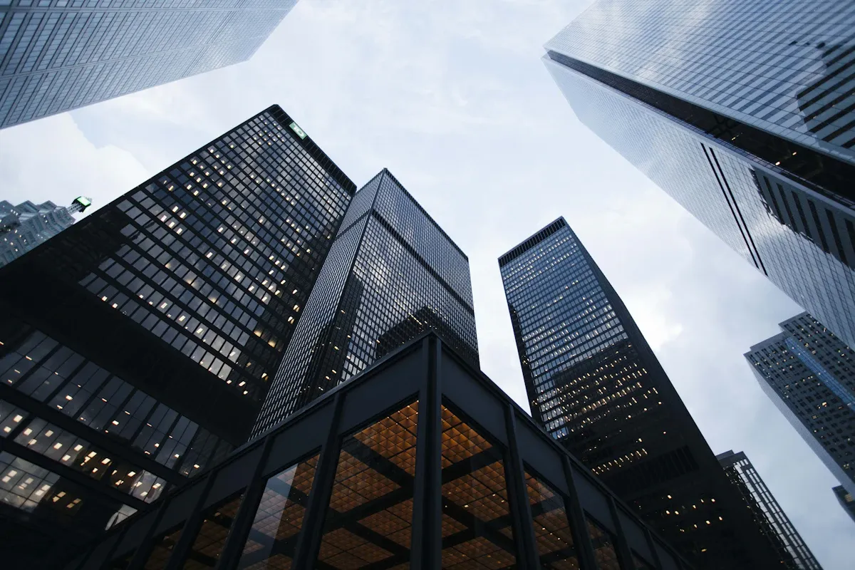 A modern office skyscraper, the kind of employer whose equity comp we plan around