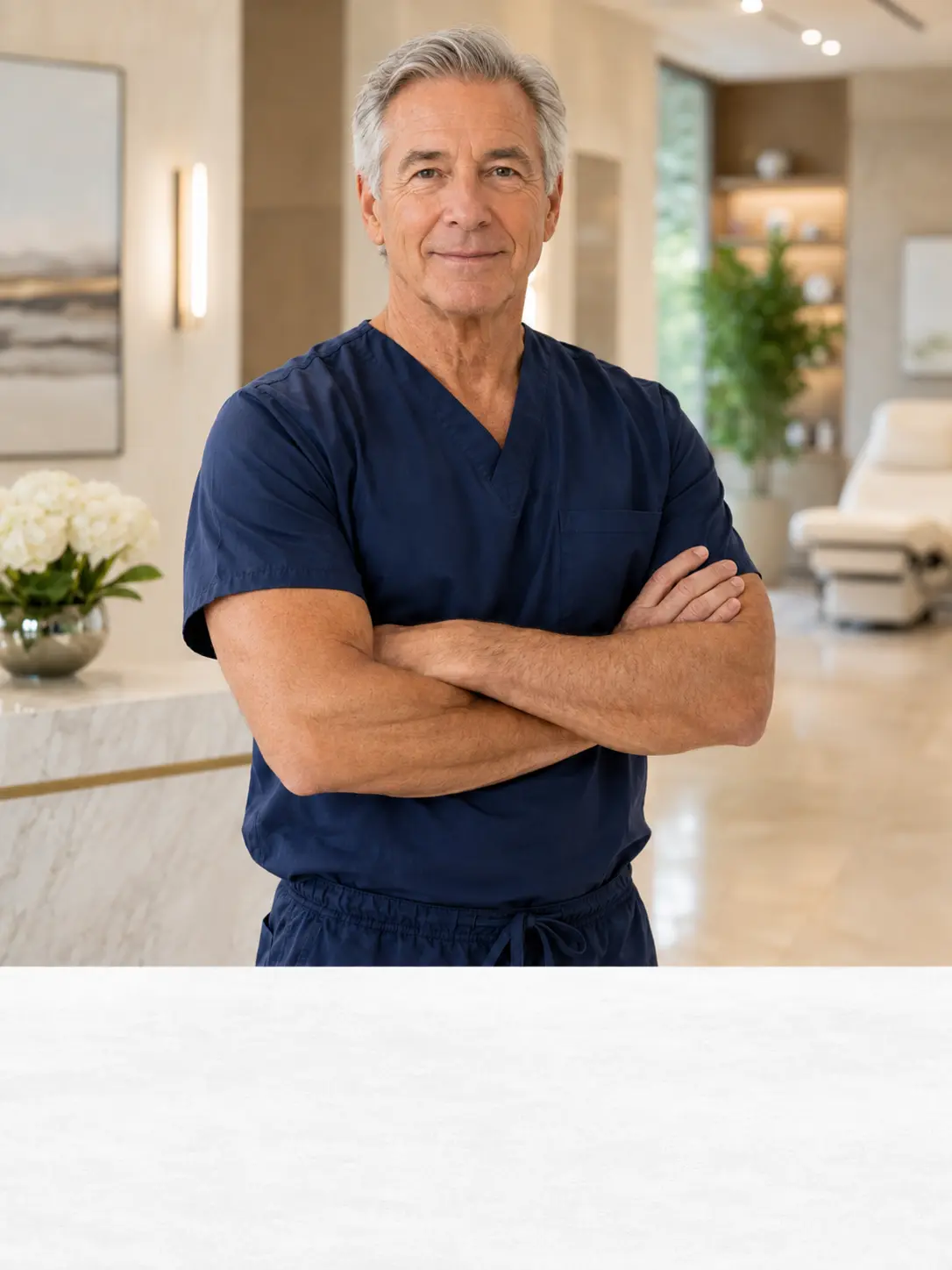 Surgeon practice owner in their clinic